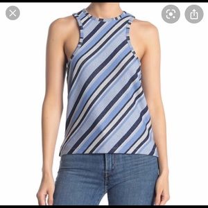🏷Free People Sleeveless Tunic Tank Striped M NWT